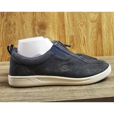 Easy Spirit Sefly Zip Up Sneakers Women's Size 8 Wide Navy