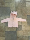 Fred And Flo Pink Hooded Cardigan Age 3/6 Months Great Condition