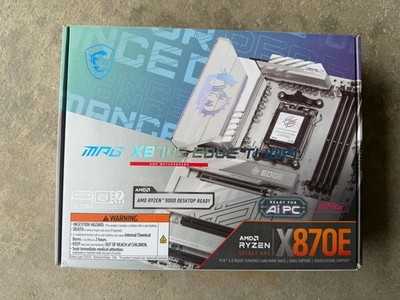  New MSI MPG X870E EDGE TI WIFI AM5 AMD X870E DDR5 M.2 Wi-Fi 7 MOTHERBOARD