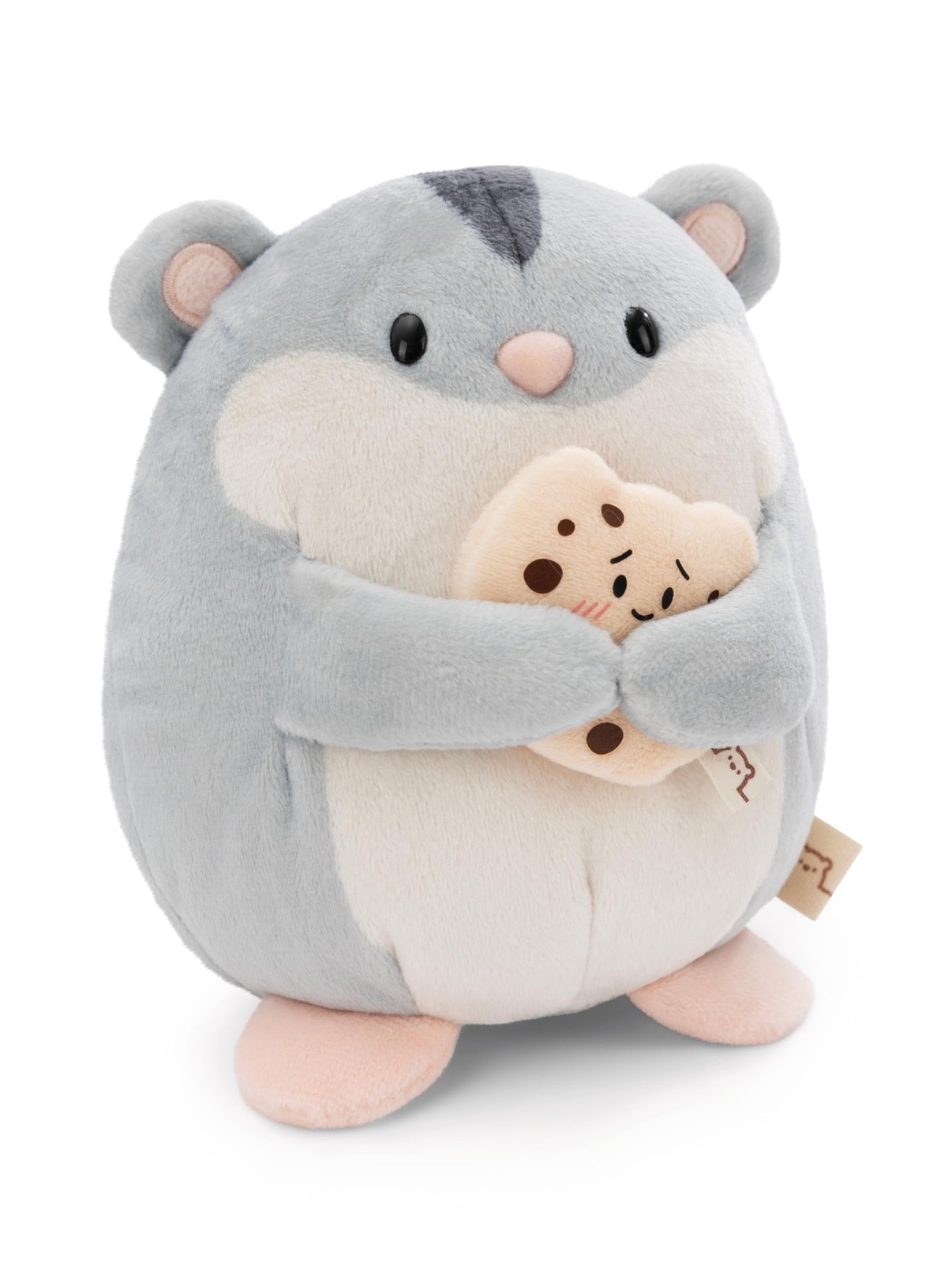 Peluche hamster Shai de 16 cm avec biscuit, finitions premium en coffret cadeau