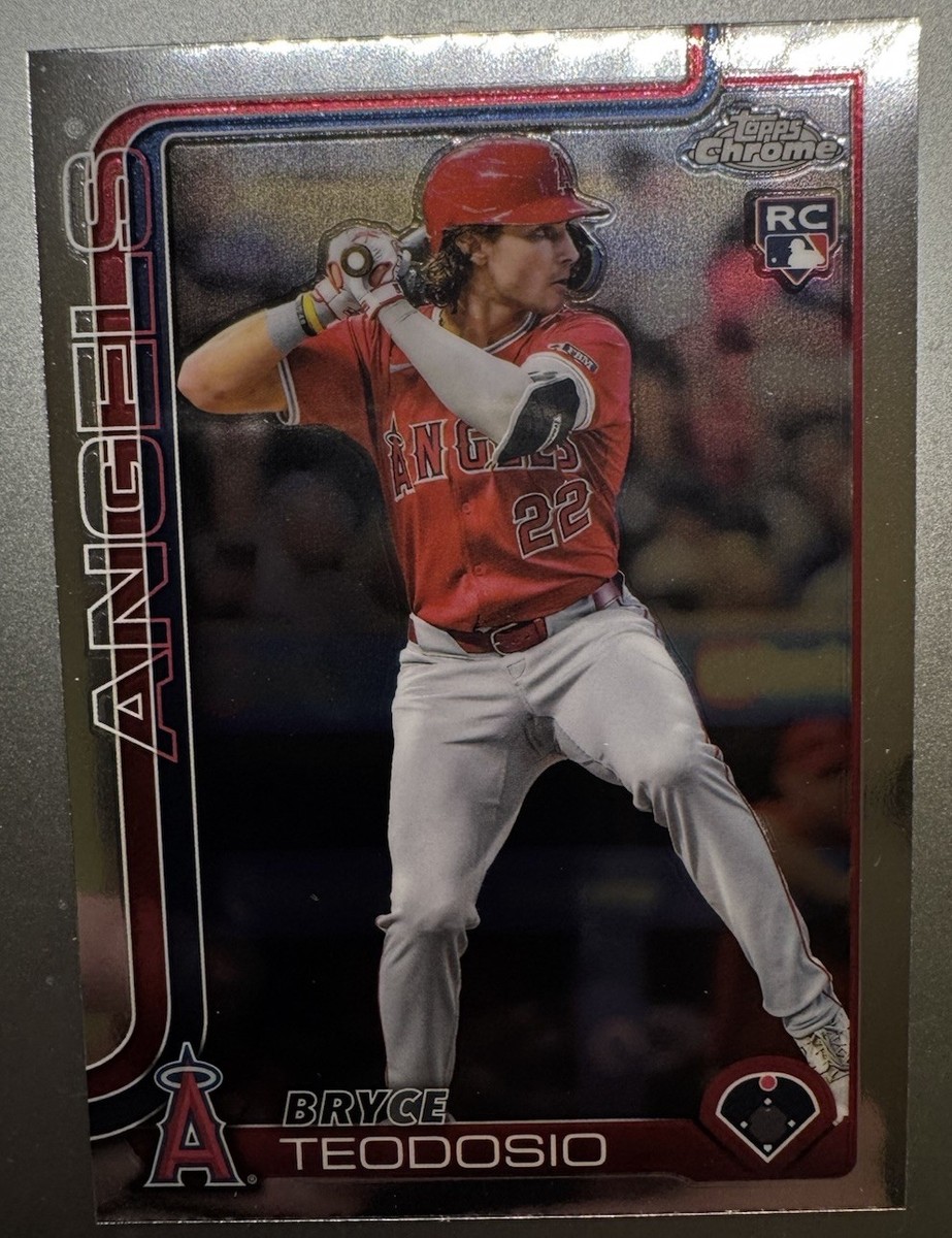 2025 Topps Chrome Bryce Teodosio (RC) #198 Angels | eBay