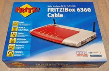 Fritz!Box 6360 Cable, TOP-Zustand inkl. Netzteil.   Neugerät !!