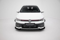 Front StoßStange Flaps Passend FüR VW Golf GTI / GTE / R-Line Mk8 FL Schwarz Hoc
