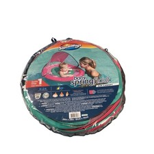 SwimWays Baby Spring Float Sun Canopy Swim Step 1 Teal Pink 9-24 Months 11015AGR