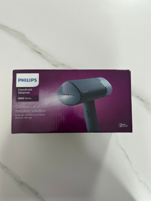 Philips STH3000/20 Handdampfgerät Kompaktes & faltbares Dampfbügeleisen...