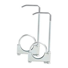 Exhaust Clamp With Hanger fit 2.5" Exhaust Pipe, Universal Clamp On Exhaust