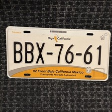 Original Auto Kennzeichen Nummernschild Mexiko 🇲🇽 Baja California 