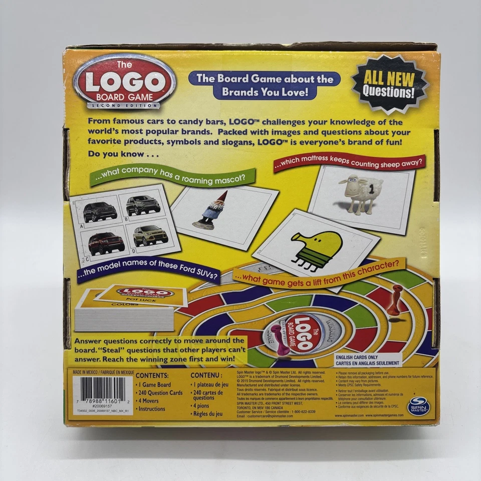 The Logo Board Game Second 2nd Edition 100% Complete Yellow Box - Image 2 of 4