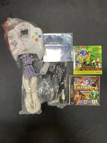 Sega Dreamcast SmashPack Console CIB White, HKT-3020, 1 Controller, Instructions