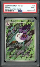 Pokemon Arbok Temporal Forces Illustration Rare #176 PSA 9 Mint