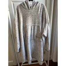 The Comfy Original Oversized Hooded Wearable Blanket Hoodie Gray One Size
