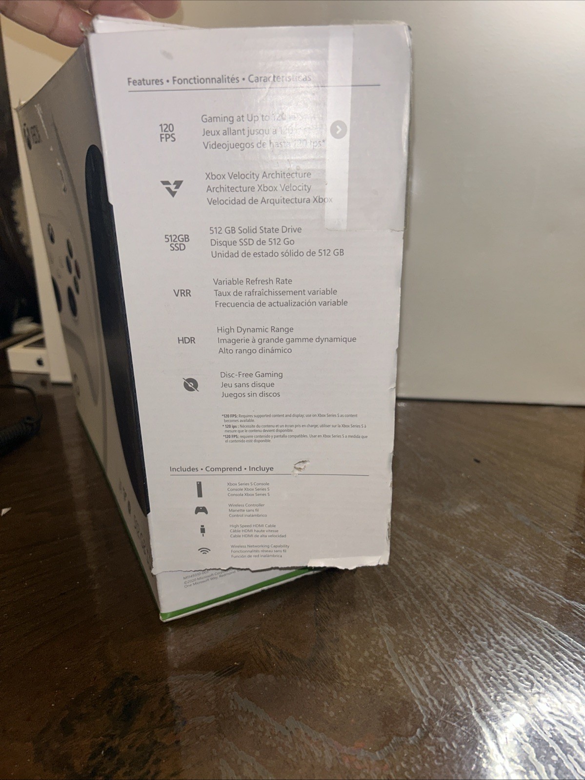 XBOX S Series 512GB SSD Console Empty Box With Inserts - BOX ONLY