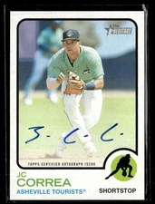 L73,498 - 2022 Topps Heritage Minors Real One Auto #ROAJC JC Correa