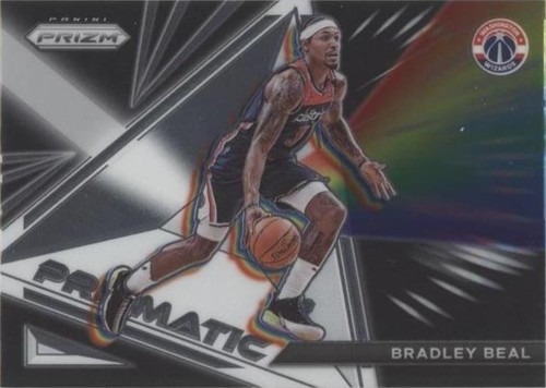 Bradley Beal Gold Fast Break Prizm /10 2021-22 Panini Mosaic All