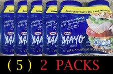 5x KRAFT Creamy Smooth REAL Mayo MAYONNAISE Cage Free Eggs 30 oz Jar - 10 PACK