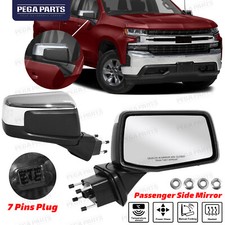 Power Right Side Door Mirror For 2019-2025 Chevrolet Silverado 1500 84823219