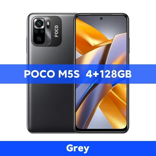POCO M5s Global Version NFC MTK G95 64MP AI Quad Camera 6.43" AMOLED Dotdisplay