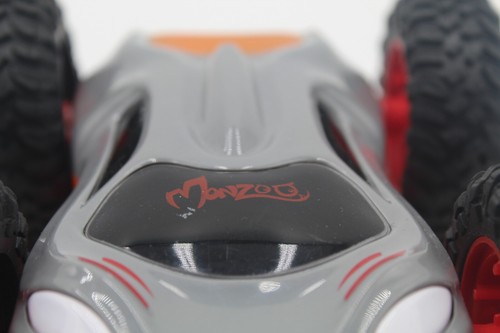 Monzoo Stunt Monster Car Double Sided Shark To Dino Car Gray & Orange No Remote - Picture 3 of 10