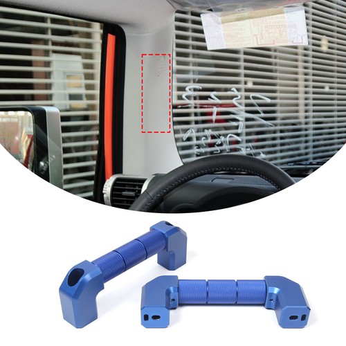 Replacement A-Pillar Grab Handle For Toyota FJ Cruiser 2007-2021 Blue Alloy Kits - Picture 2 of 6