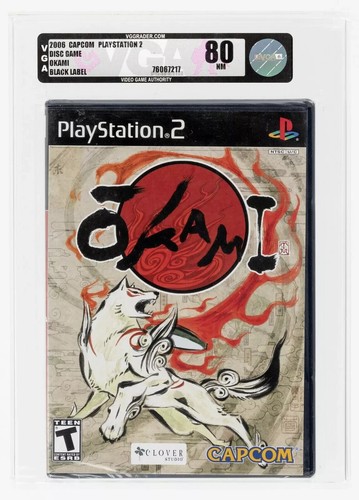 Okami Playstation 2 PS2 Sealed Graded VGA 80 NM NOT WATA CGC
