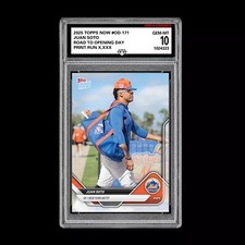 Graded 10 Juan Soto 2025 Topps Now Road to Opening Day #OD-171 NY METS 