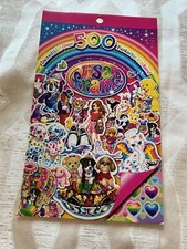 Lisa Frank Sticker Book 5 Sheets Of Stickers