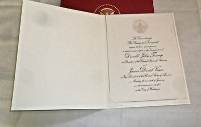 President Trump  and VP Vance Official - 2025 Inauguration Invitation