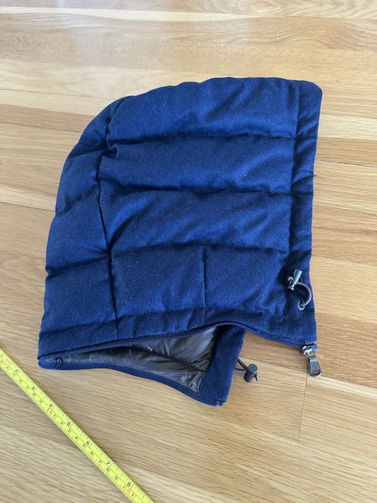Felpa con cappuccio rimovibile Moncler Nuovissima Cerniera nera o cerniera blu navy