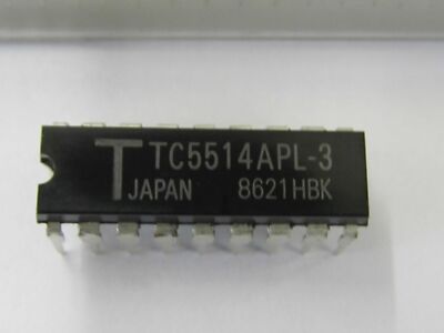 2 Stück/pcs - TC5514APL3 TOSHIBA DIP18 (1024 word x 4 bit) CMOS SRAM TC5514APL-3