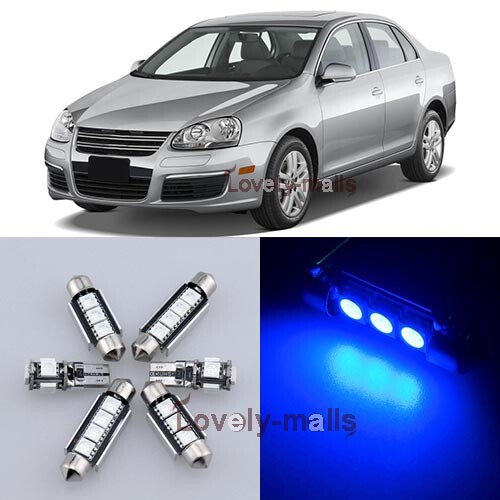 Canbus Blue Light Interior LED Package 12x for VW MKV Jetta V Sedan 2006-2010 L9 - Picture 1 of 6