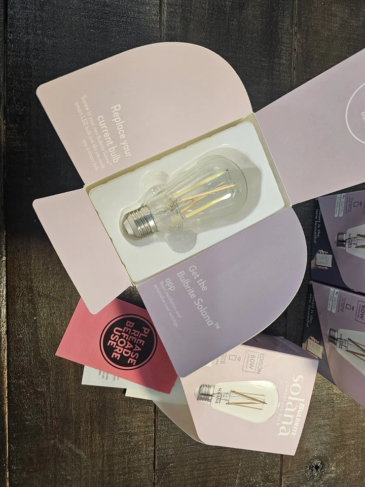 Bulbrite Solana ST18 WiFi Connected Edison Filament LED Smart Light Bulb 60 Watt - Image 4 of 4