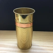 VTG Dagan Industries 3.75" x8" Cylindrical Brass Bucket W/ T. Band Model #MH-01