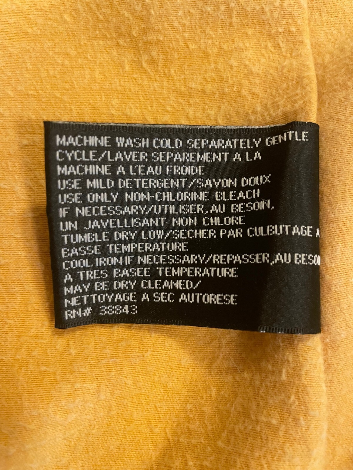 DKNY Collared Lined Yellow Rain Jacket Buttons Po… - image 10