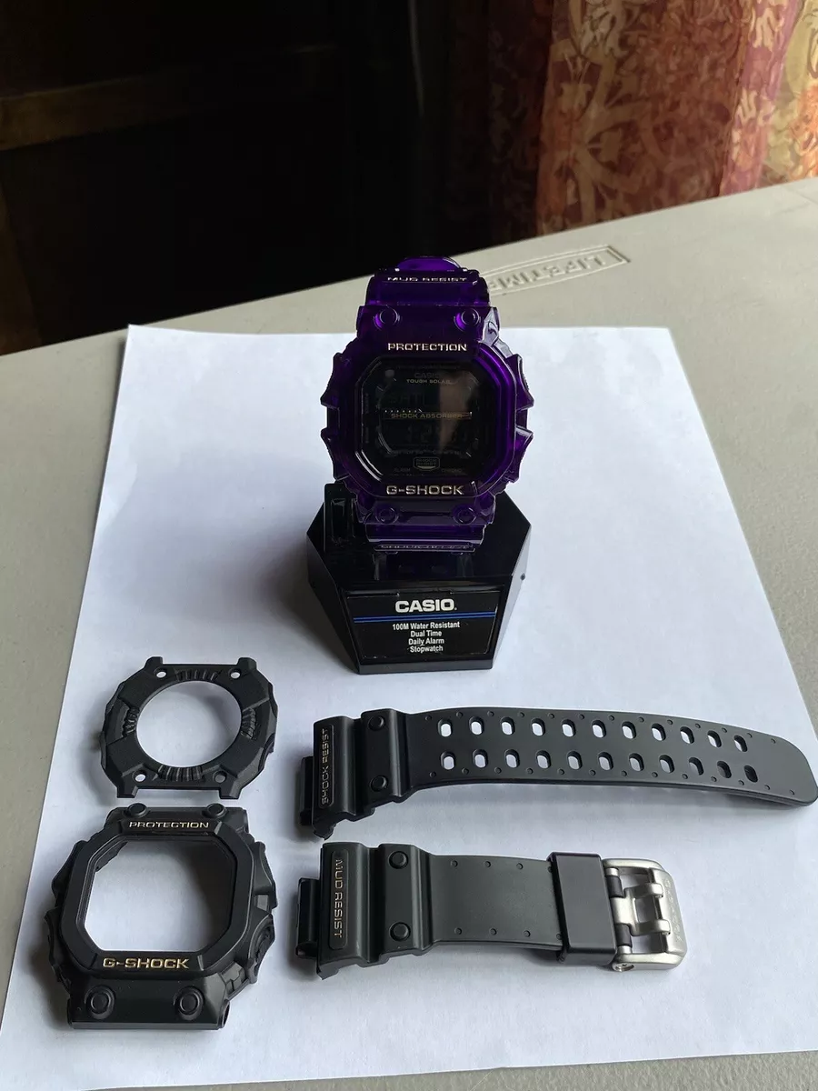 Casio G-shock GX-56GB Purple Electric Jelly Tran Custom +OG Extra 