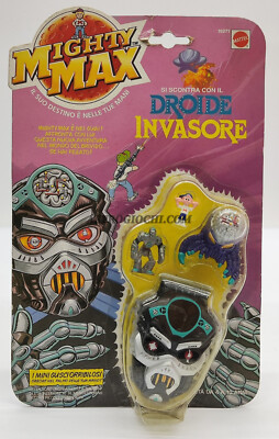 Mattel Mighty Max Droid Invader Horror Heads Bluebird Toys Vintage 92 NEU IM KARTON