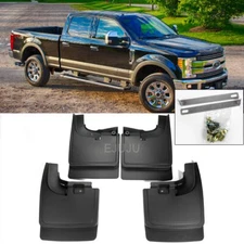 For 17-22 F250 F350 Super Duty w/ Fender Flare Mud Guards Splash Flaps Full Set