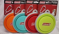 Coleman Silicon COLLAPSIBLE PET BOWL Portable Travel Dog Animal Food Water Dish