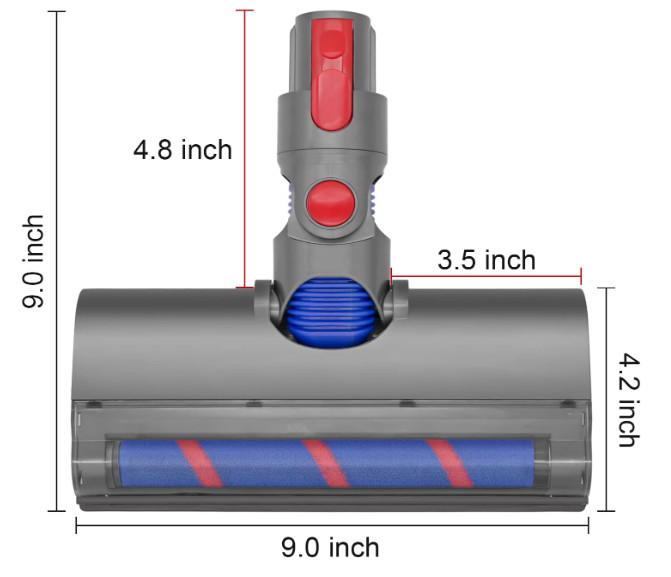 Floor Carpet Brush Head For Dyson V7 V8 V11 SV10 Motorhead Animal Absolute