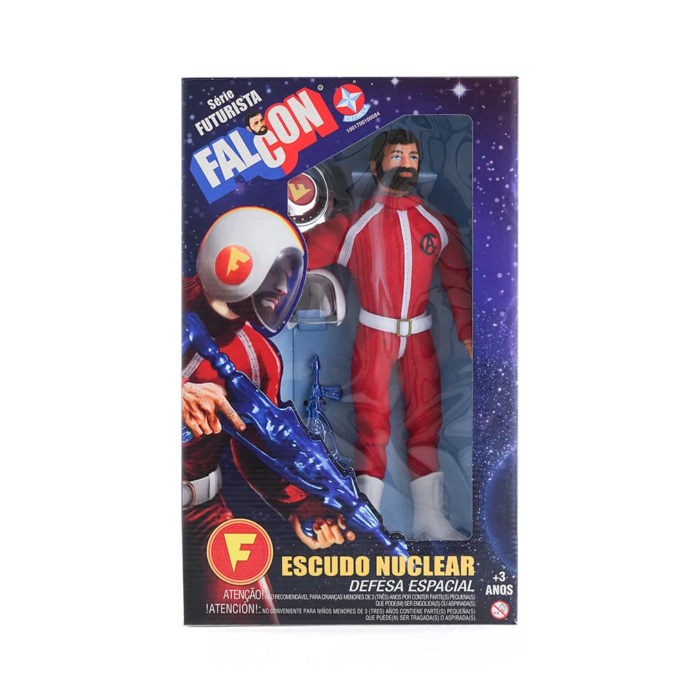FALCON RED FUTURISTIC NUCLEAR SHIELD ESTRELA 1/6 SCALE