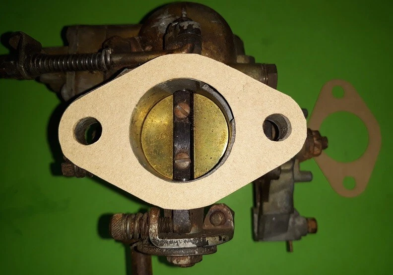 JUNTA base del carburador VW Okrasa Solex 32 PBIC JUNTA para colector de entrada Denzel Porsche Foto 2 de 2