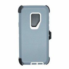 For Samsung Galaxy S9 S9 Plus Defender Heavy Duty Rubber Hard Phone Case Cover