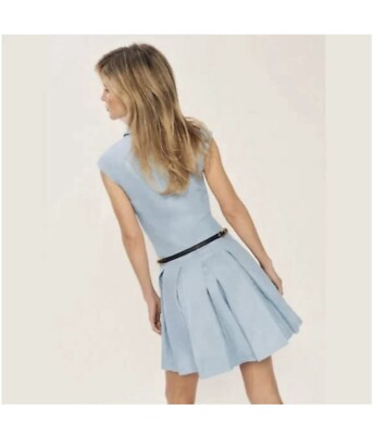 Reformation Linen Arella Dress NWT $218 Sz 8 Mineral | eBay