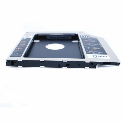 2nd Hard HDD SSD SATA Caddy For Dell Precision M4700 M6700 DV-18SA Optical Bay