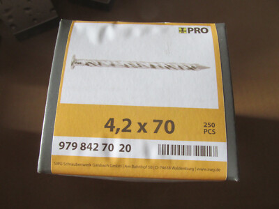 Marken Drallnägel (Ø x L) 4.2 mm x 70 mm Stahl verzinkt  / Restposten DV3Reg2