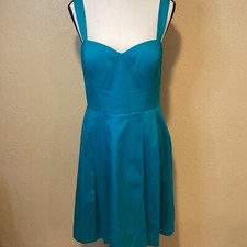 Suzi Chin for Maggie Boutique Cotton Tank A Line Dress Size 8 50s Swing Dress