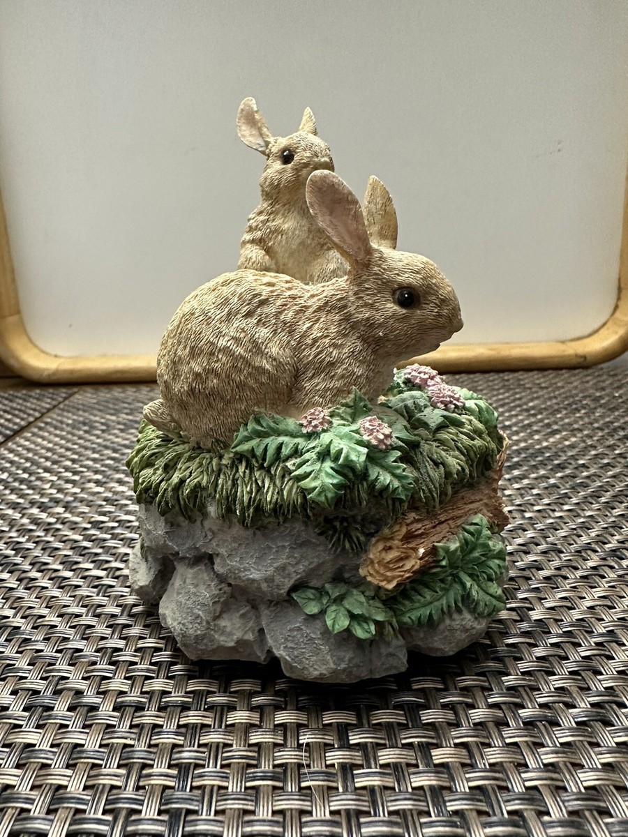 Vintage Westland Bunny Music Box #P315. Plays “Talk To The