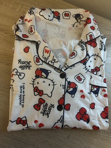 Sanrio Hello Kitty Pajamas Cozy Set For Women/ Juniors Lounge Wear , All Seasons - Picture 5 of 7
