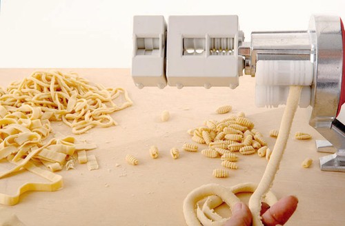 SET NUDELMASCHINE BIG MAMA PASTA NOODLE MAKING MACHINE PATES MAMMAMIA MADE ITALY - Picture 3 of 5