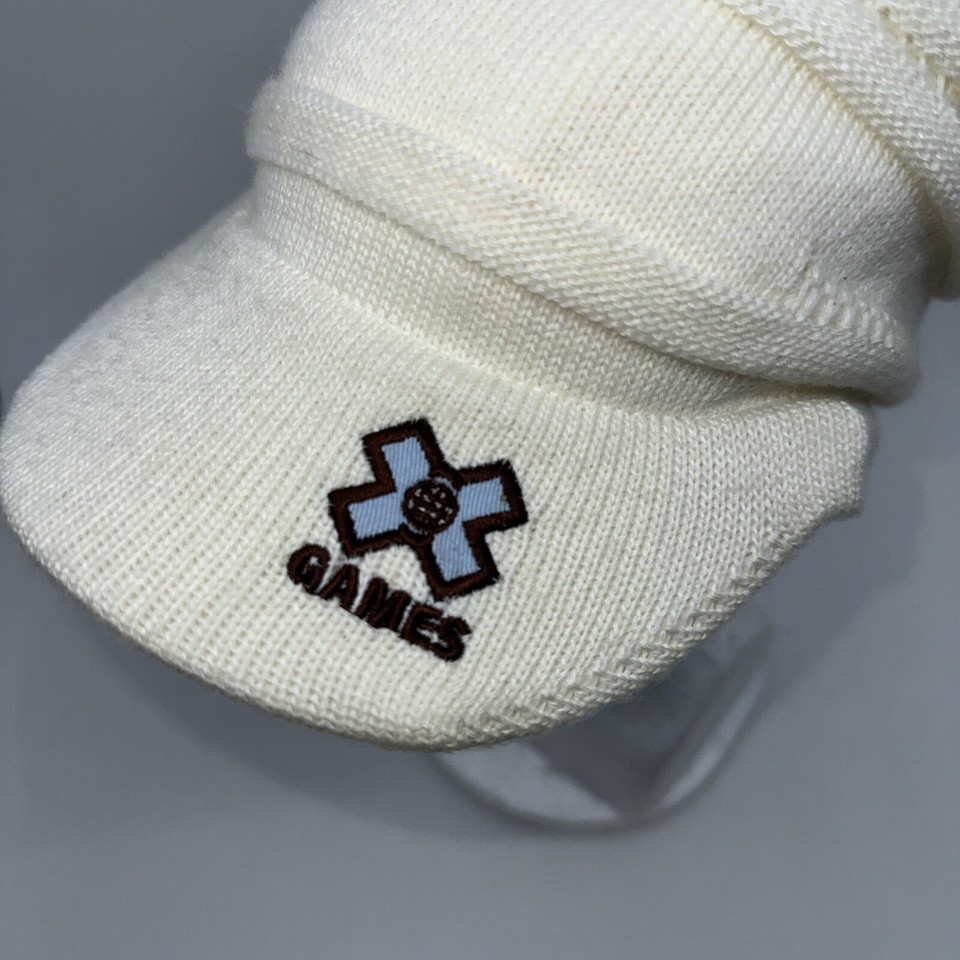UA Sportswear X Games Knit Visor Beanie W's OSFM White eBay