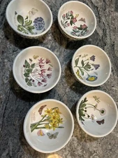 Portmeirion Botanic Garden Stacking Bowls 6 Inch - Set of 6, Very Clean!